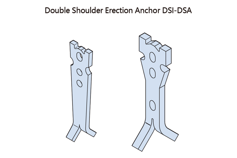 Double Shoulder Erection Anchor DSI-DSA