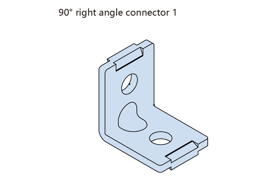 90° right angle connector 1